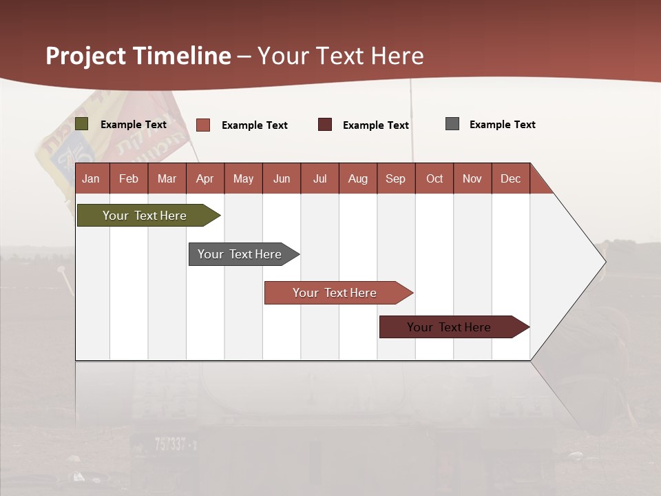 Vehicle Weapon Bradley PowerPoint Template