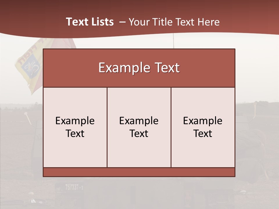 Vehicle Weapon Bradley PowerPoint Template