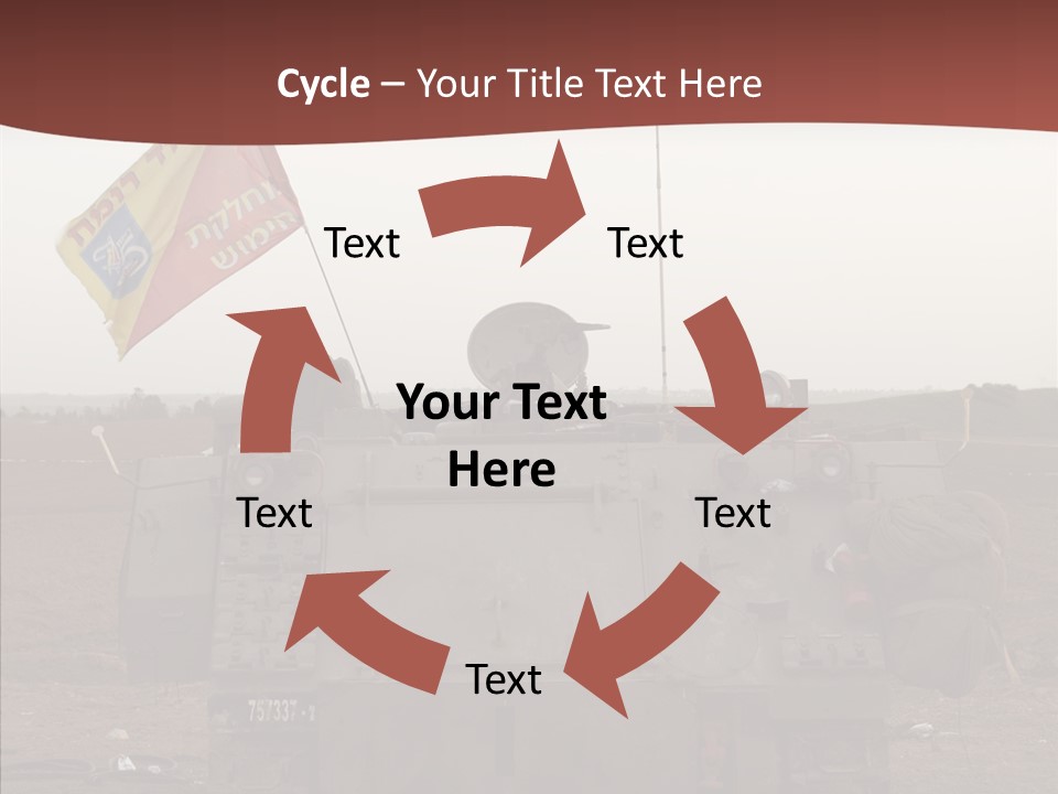 Vehicle Weapon Bradley PowerPoint Template