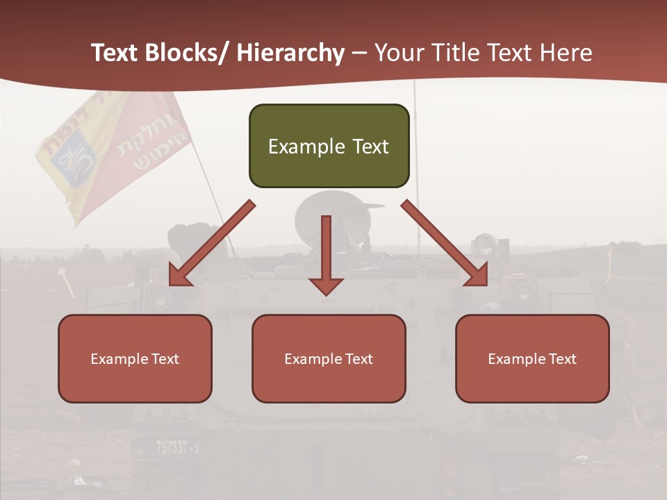 Vehicle Weapon Bradley PowerPoint Template