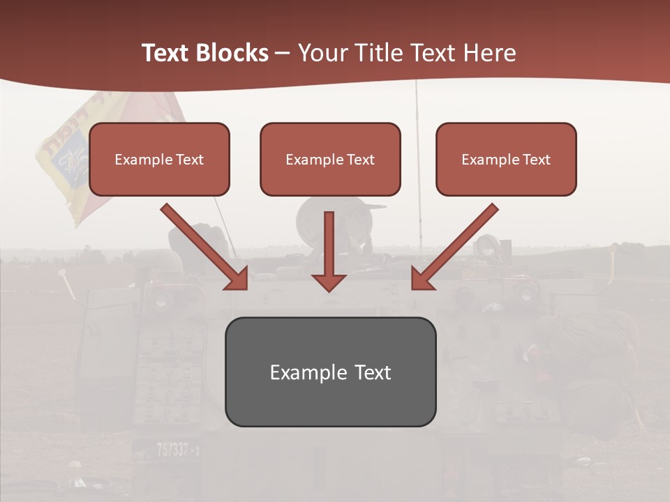 Vehicle Weapon Bradley PowerPoint Template