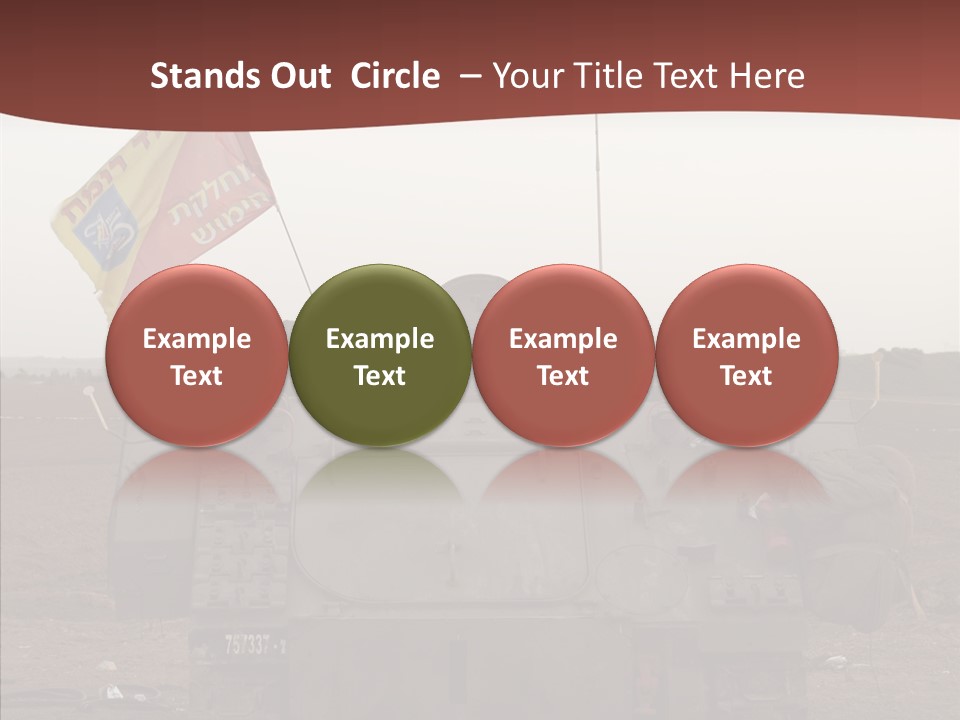 Vehicle Weapon Bradley PowerPoint Template