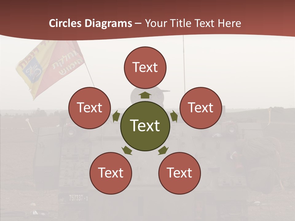 Vehicle Weapon Bradley PowerPoint Template
