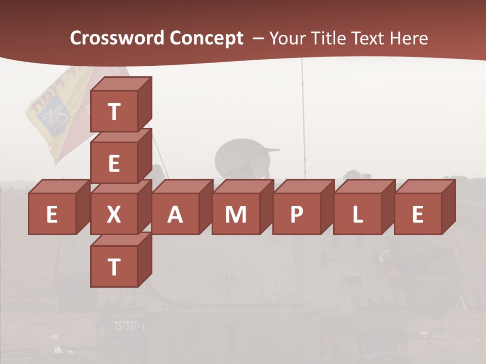 Vehicle Weapon Bradley PowerPoint Template