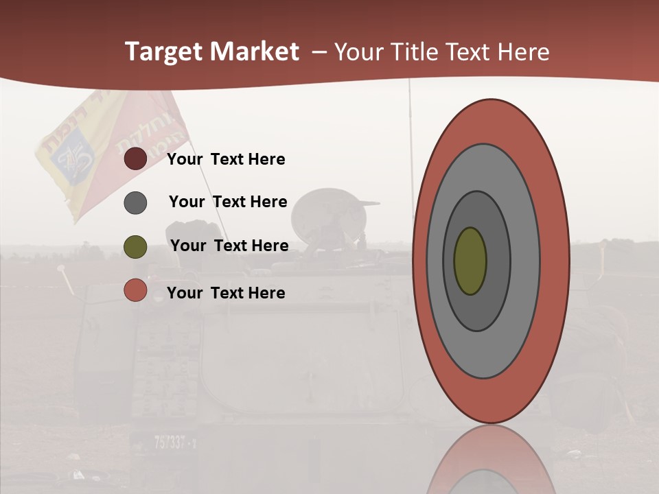 Vehicle Weapon Bradley PowerPoint Template