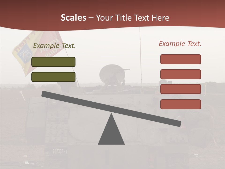Vehicle Weapon Bradley PowerPoint Template