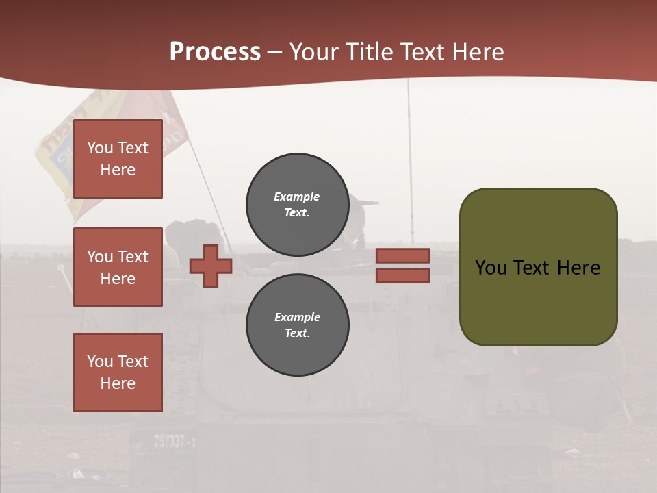 Vehicle Weapon Bradley PowerPoint Template