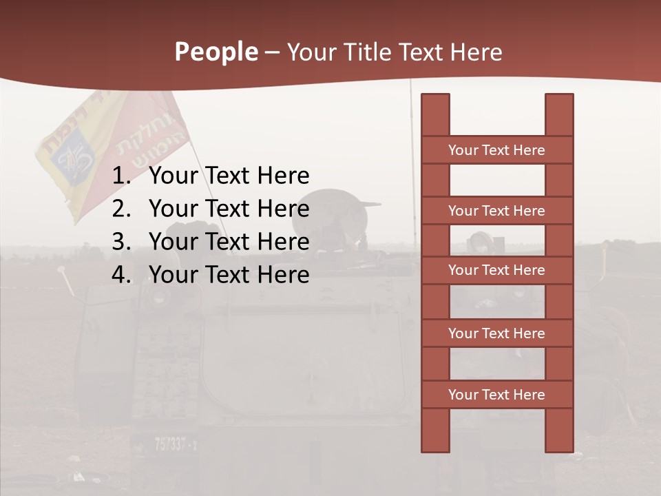 Vehicle Weapon Bradley PowerPoint Template