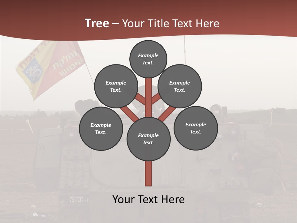Vehicle Weapon Bradley PowerPoint Template