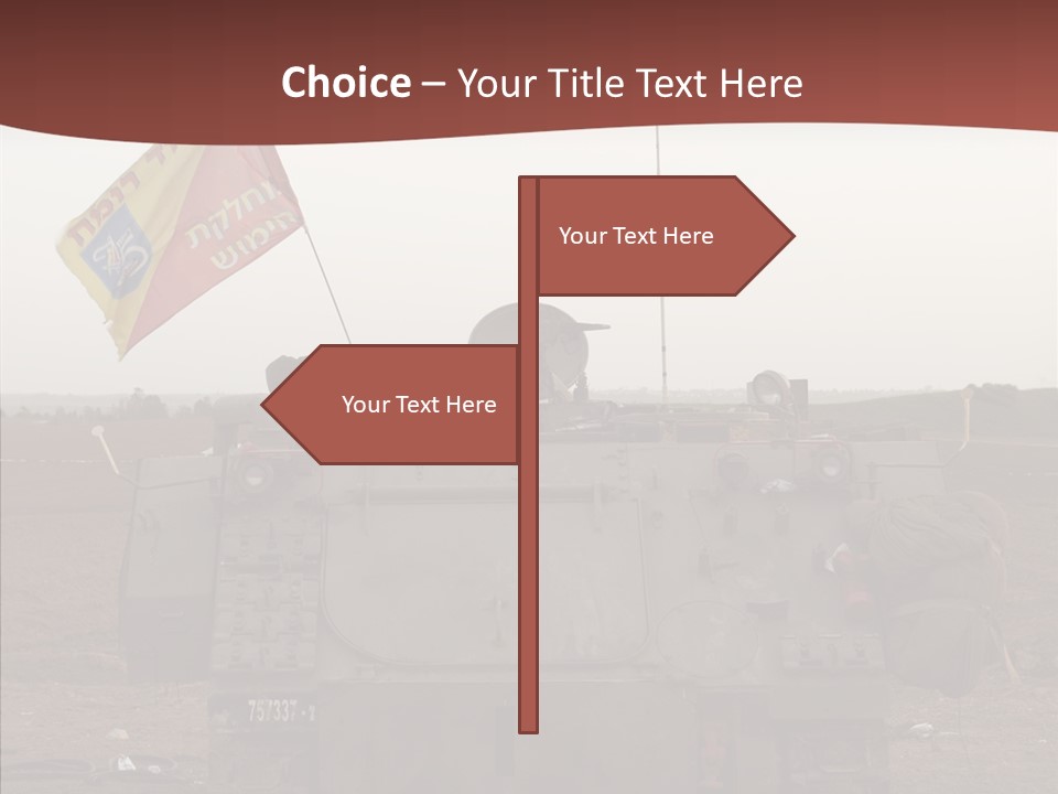 Vehicle Weapon Bradley PowerPoint Template