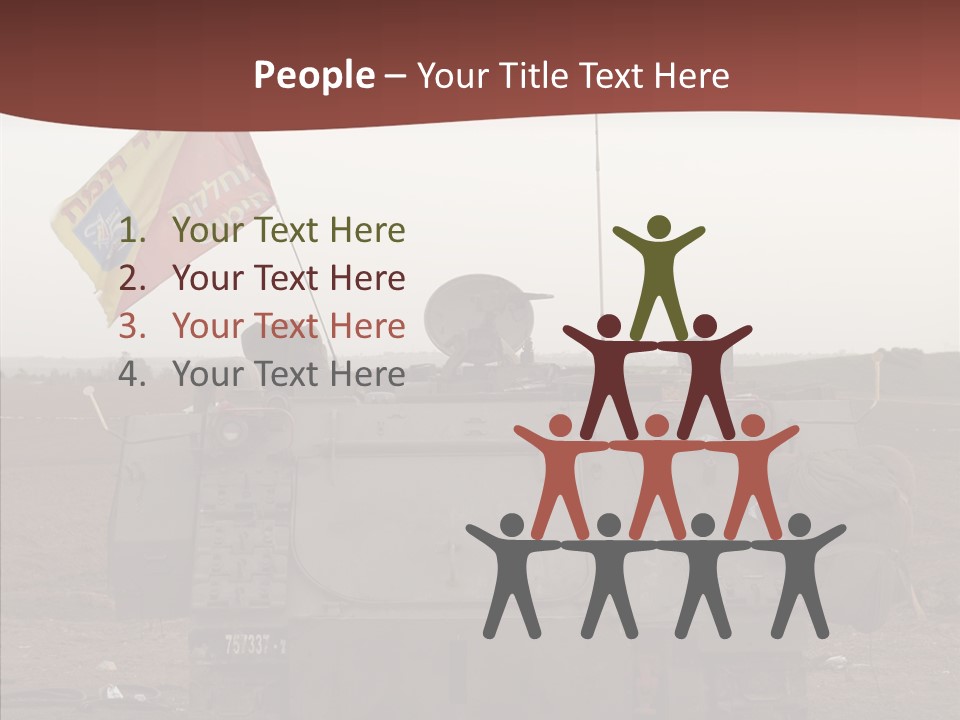 Vehicle Weapon Bradley PowerPoint Template