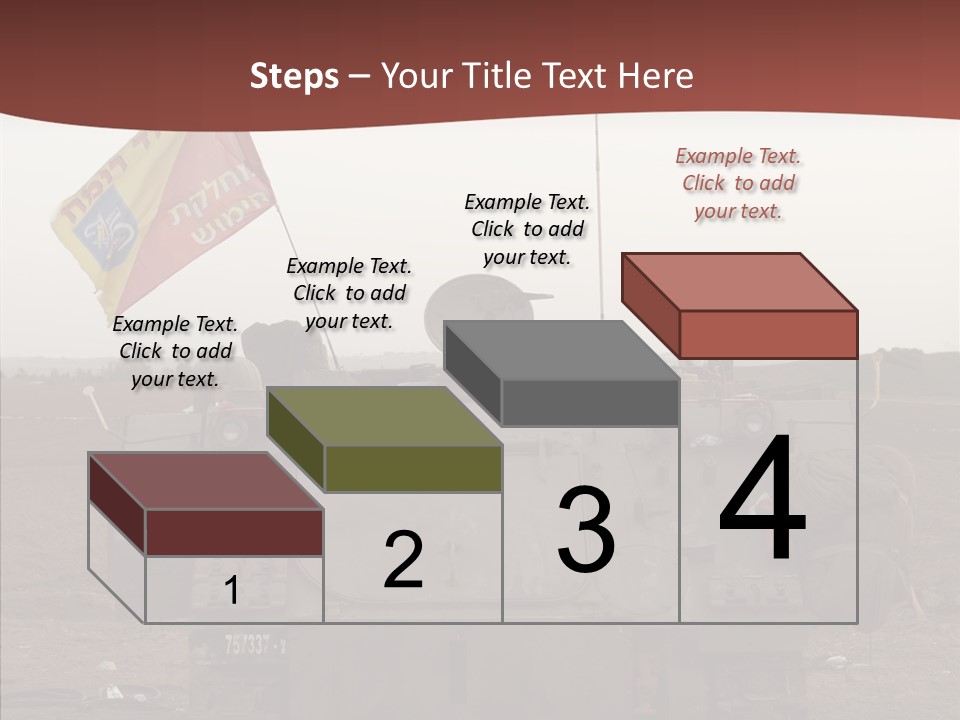 Vehicle Weapon Bradley PowerPoint Template