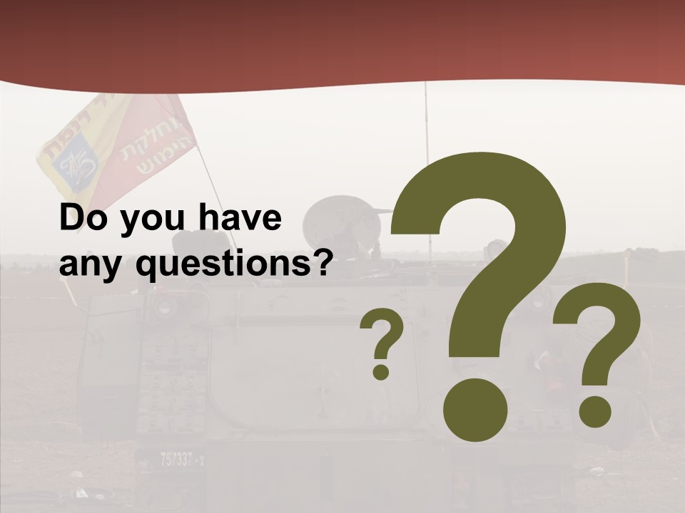 Vehicle Weapon Bradley PowerPoint Template