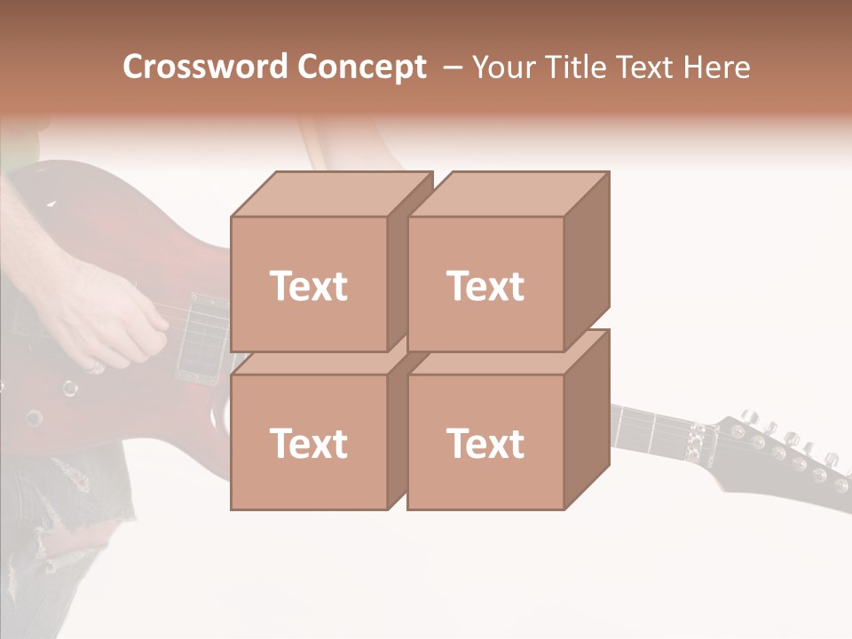 Electric Jazz Star PowerPoint Template