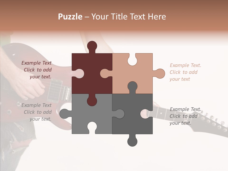 Electric Jazz Star PowerPoint Template