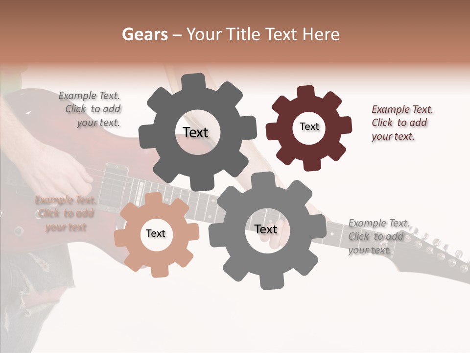 Electric Jazz Star PowerPoint Template