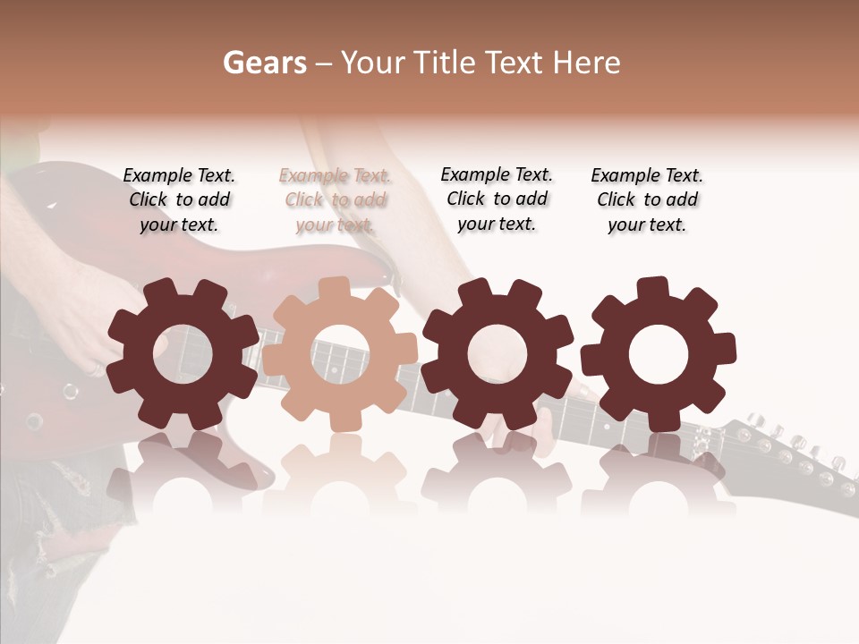 Electric Jazz Star PowerPoint Template