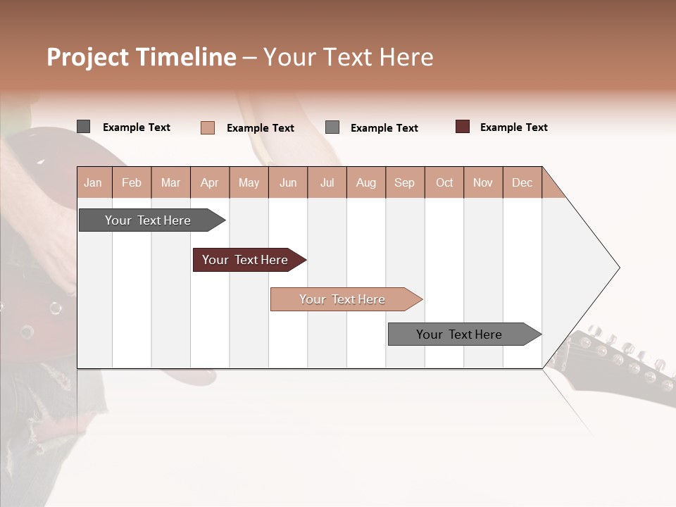 Electric Jazz Star PowerPoint Template