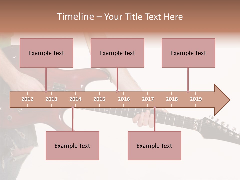 Electric Jazz Star PowerPoint Template