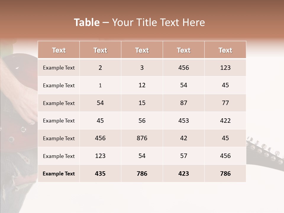 Electric Jazz Star PowerPoint Template