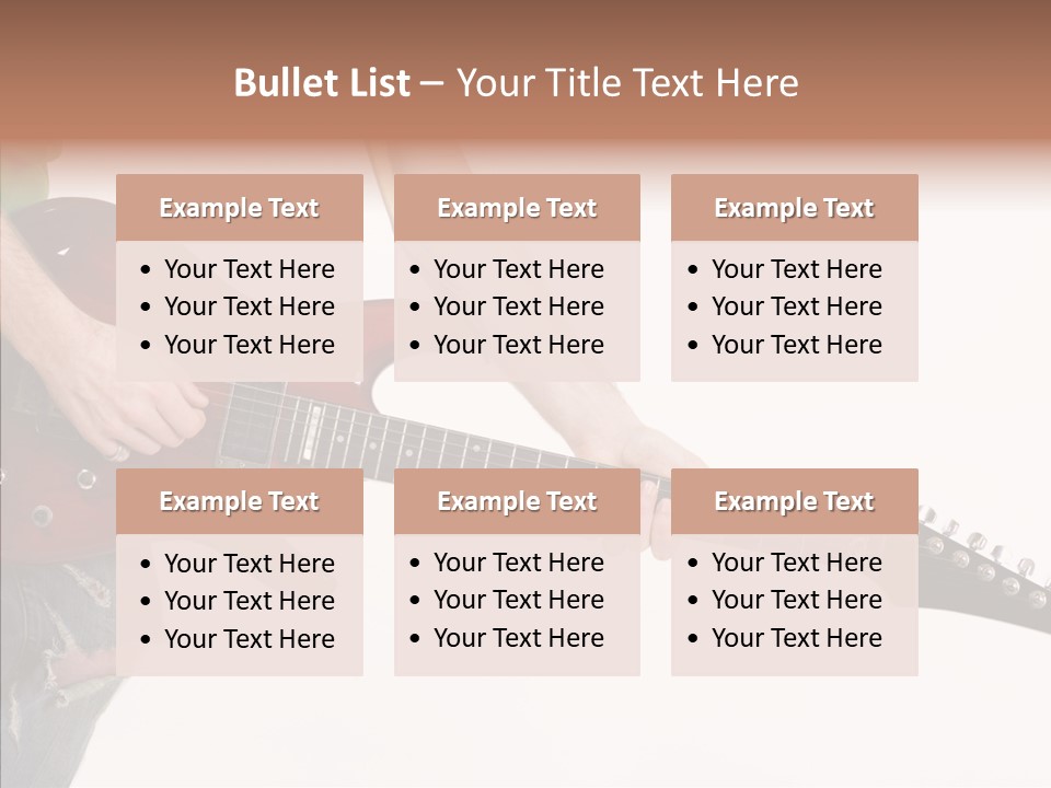 Electric Jazz Star PowerPoint Template