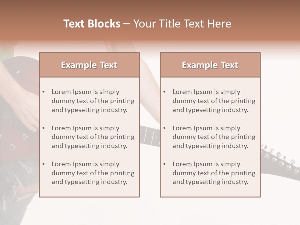 Electric Jazz Star PowerPoint Template
