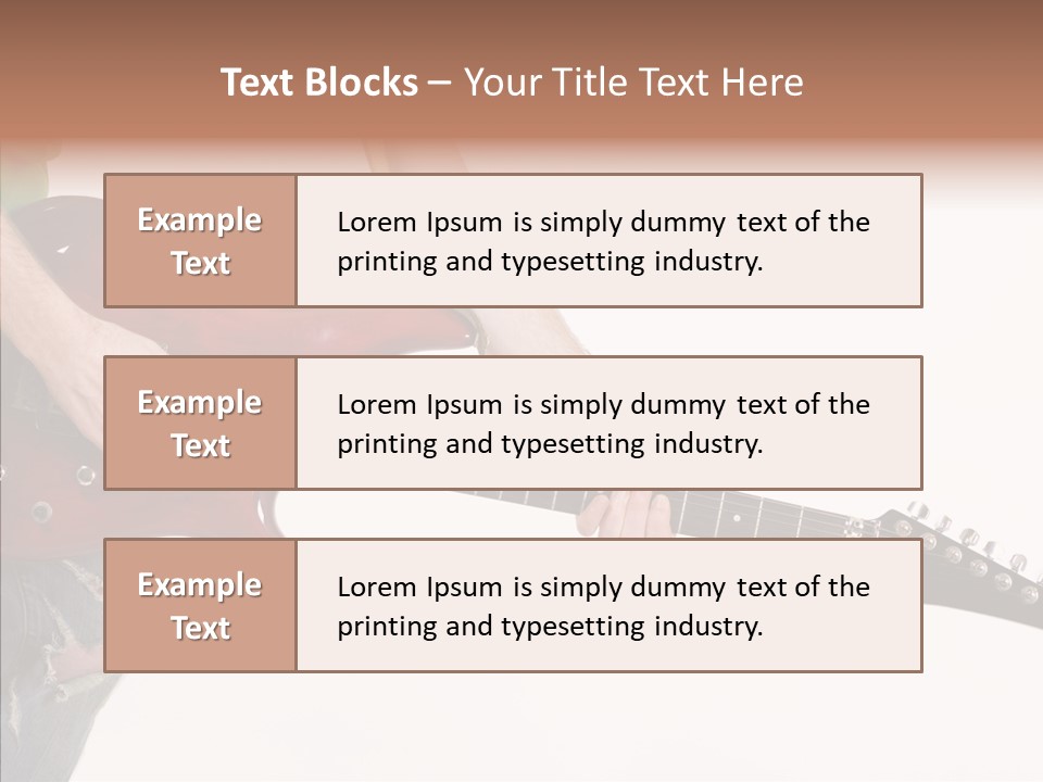 Electric Jazz Star PowerPoint Template