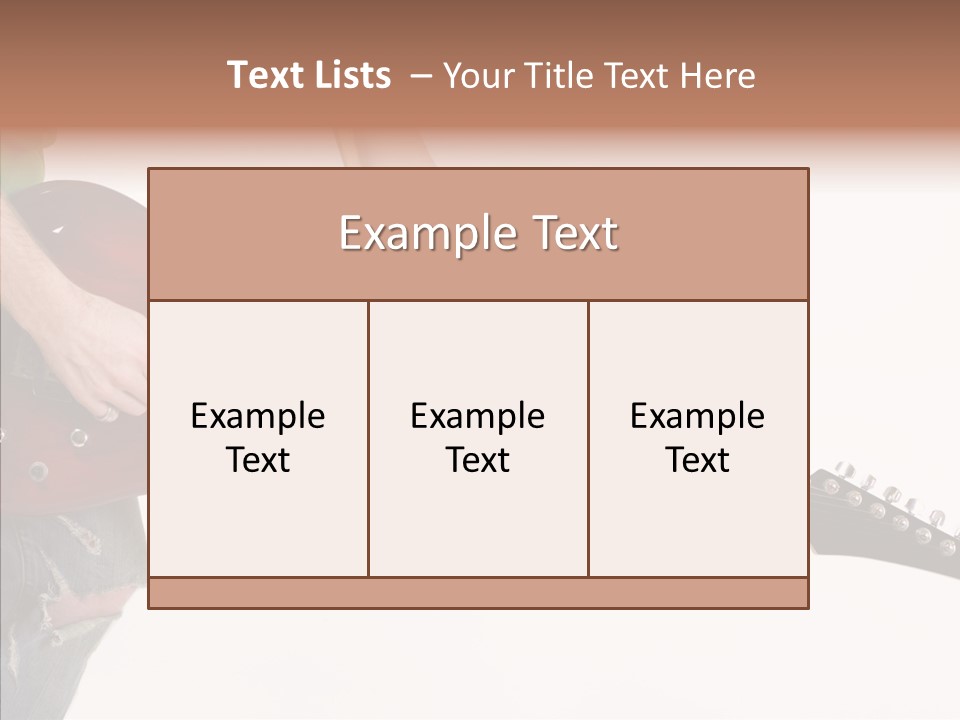 Electric Jazz Star PowerPoint Template