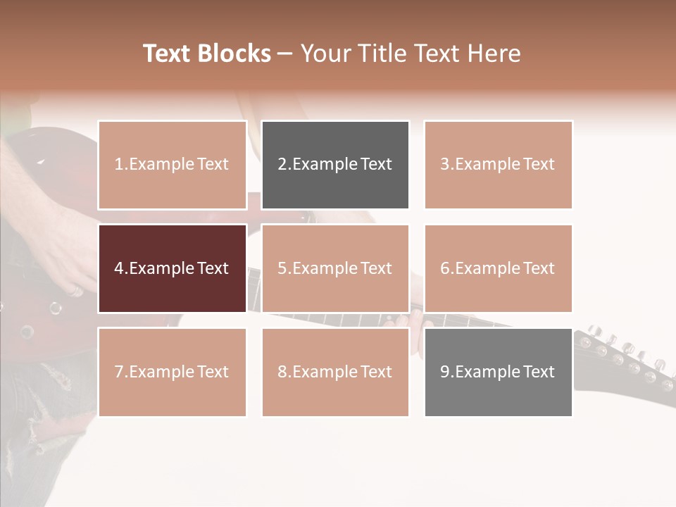 Electric Jazz Star PowerPoint Template