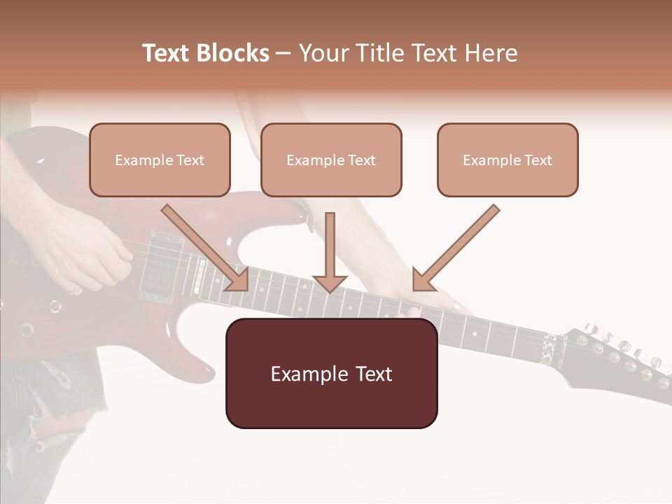 Electric Jazz Star PowerPoint Template