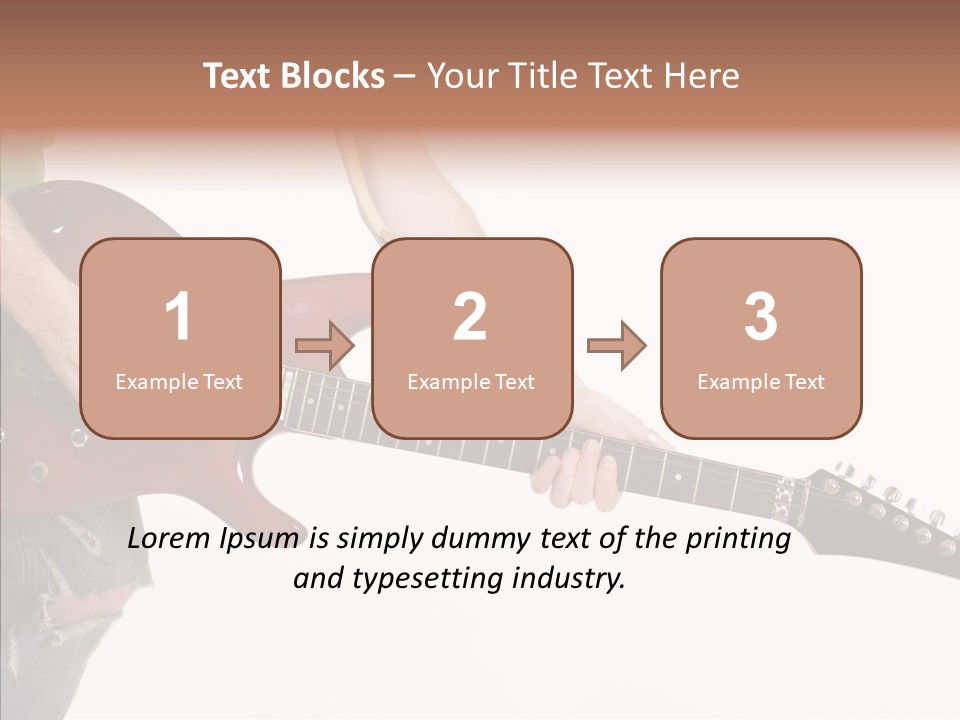 Electric Jazz Star PowerPoint Template