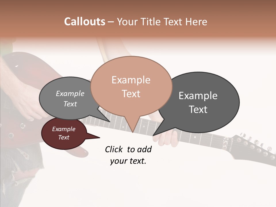 Electric Jazz Star PowerPoint Template