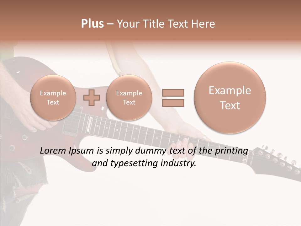 Electric Jazz Star PowerPoint Template