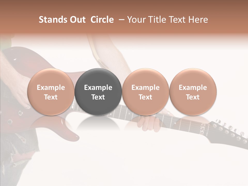 Electric Jazz Star PowerPoint Template