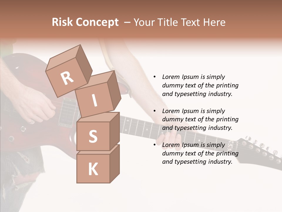 Electric Jazz Star PowerPoint Template