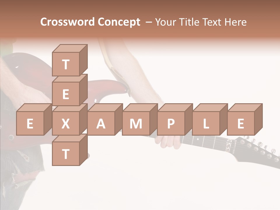 Electric Jazz Star PowerPoint Template