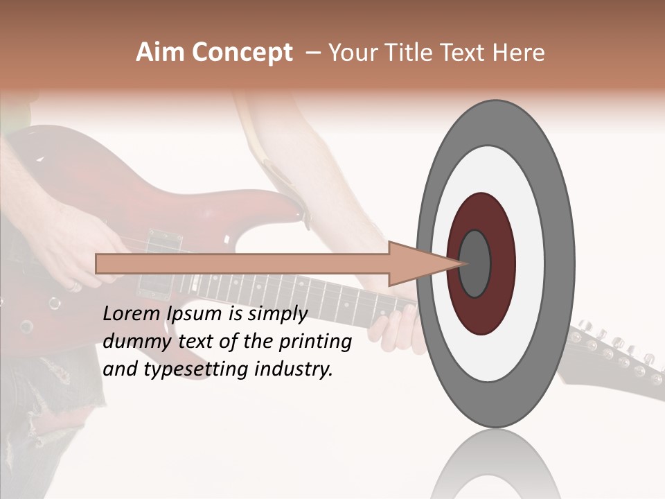 Electric Jazz Star PowerPoint Template