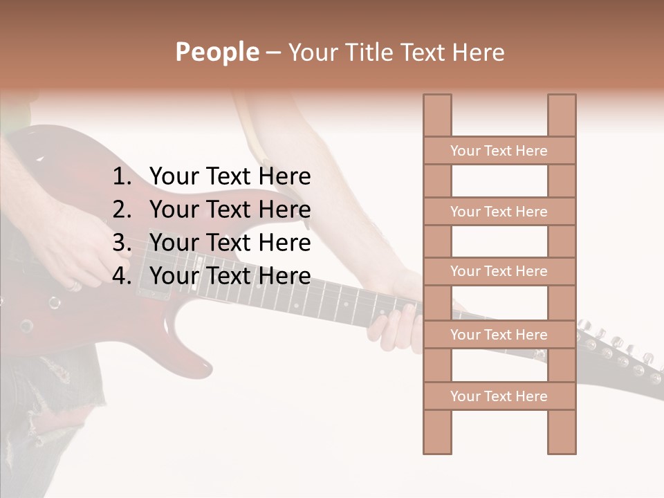 Electric Jazz Star PowerPoint Template