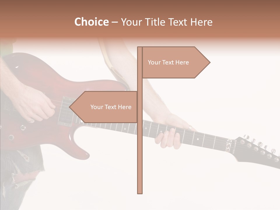 Electric Jazz Star PowerPoint Template