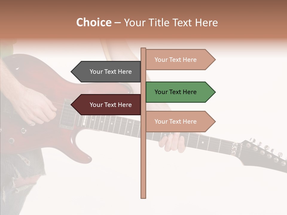 Electric Jazz Star PowerPoint Template