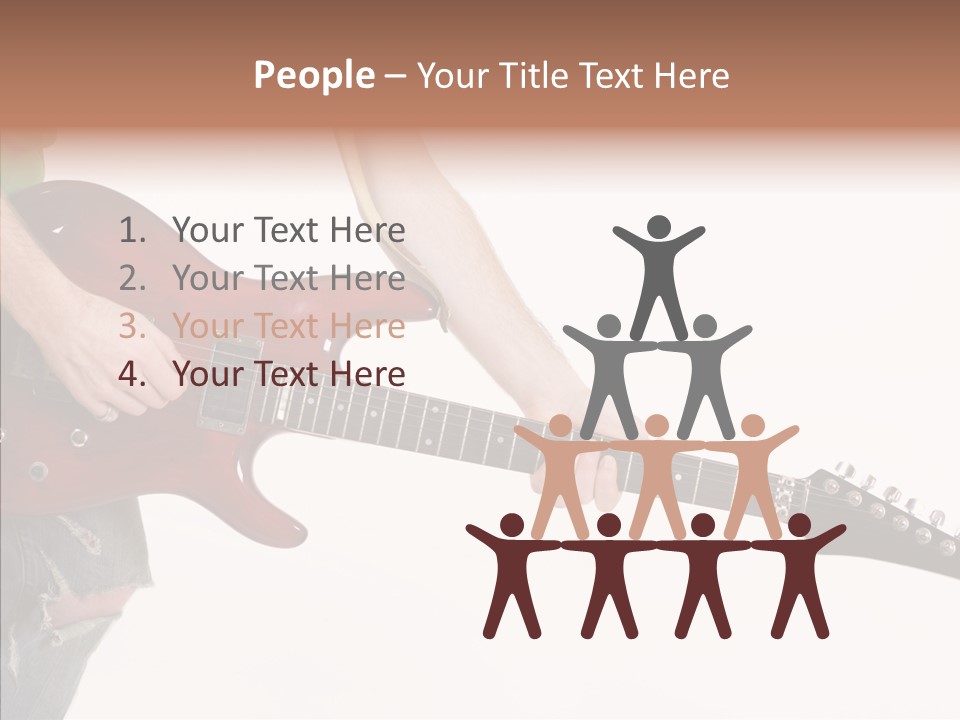 Electric Jazz Star PowerPoint Template