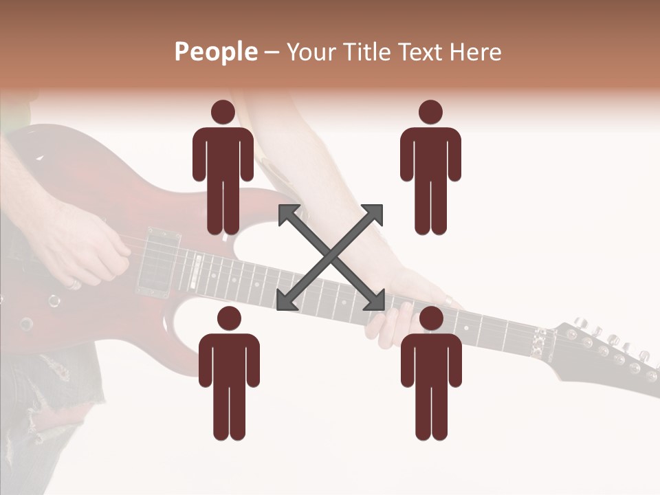 Electric Jazz Star PowerPoint Template