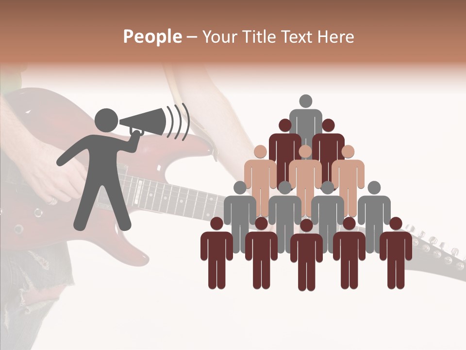 Electric Jazz Star PowerPoint Template