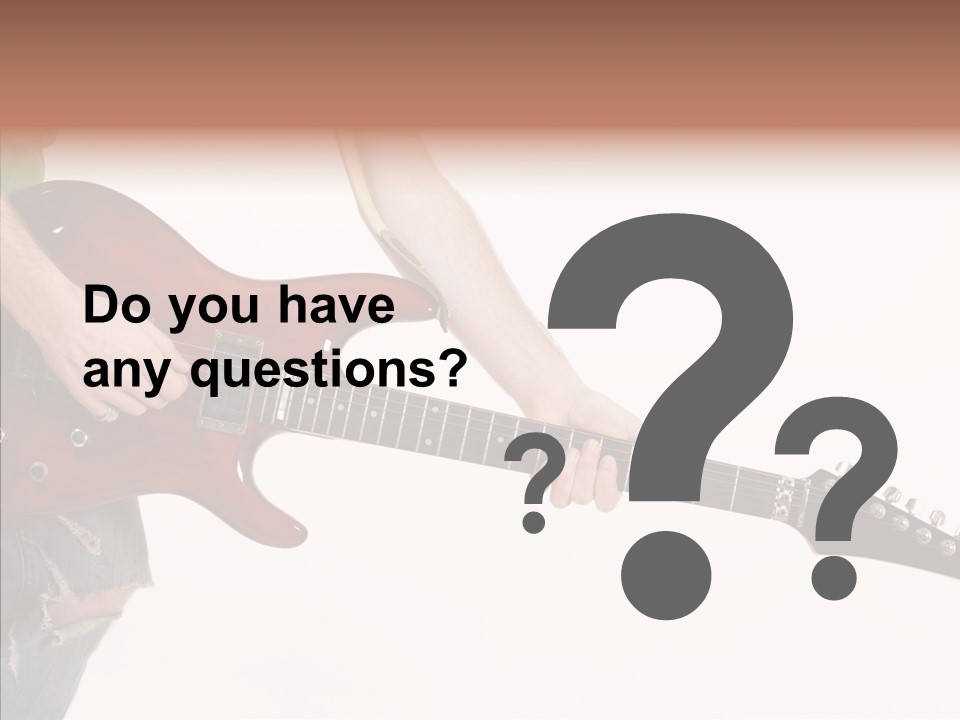 Electric Jazz Star PowerPoint Template