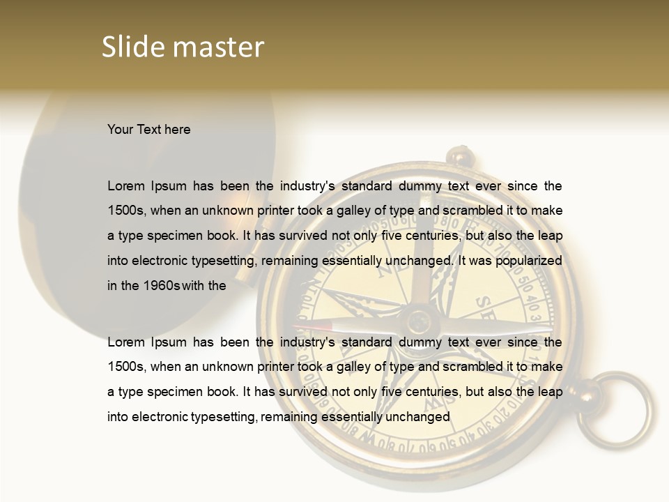 East Way Navigate PowerPoint Template