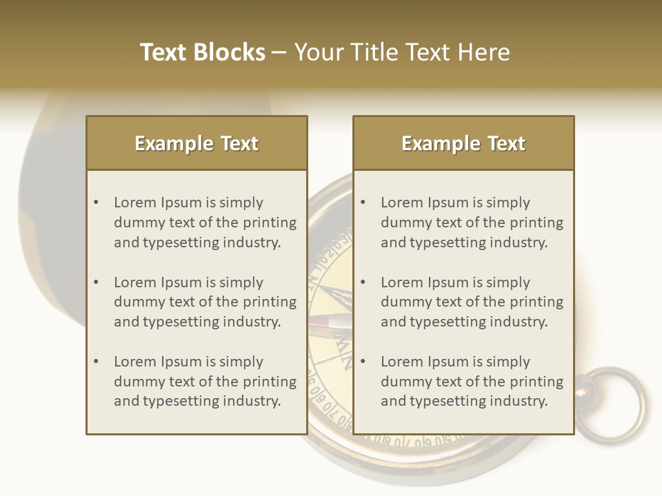 East Way Navigate PowerPoint Template