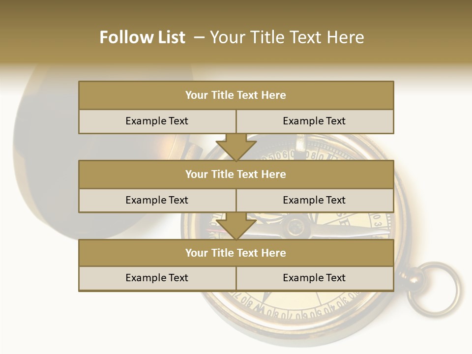 East Way Navigate PowerPoint Template