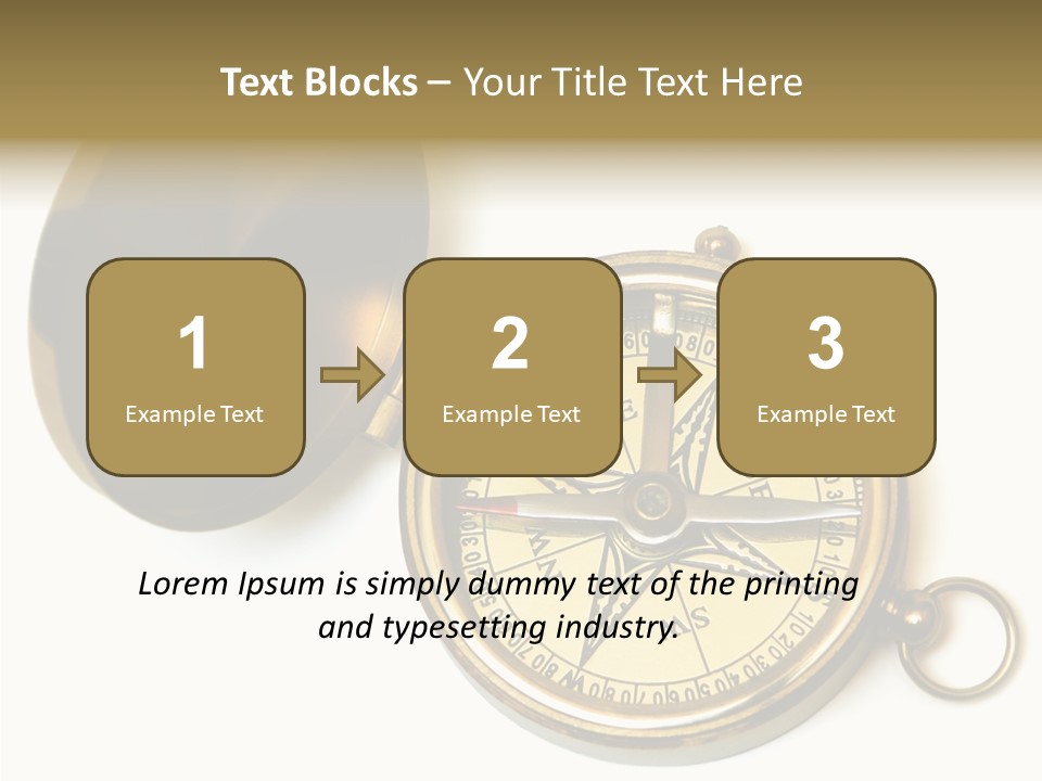 East Way Navigate PowerPoint Template
