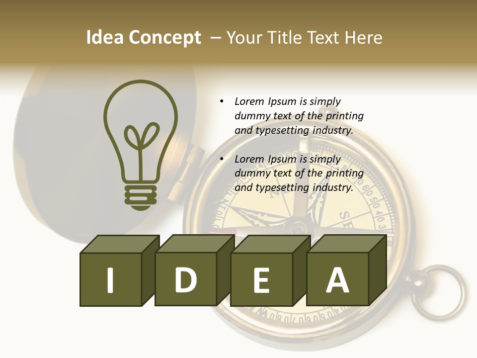 East Way Navigate PowerPoint Template