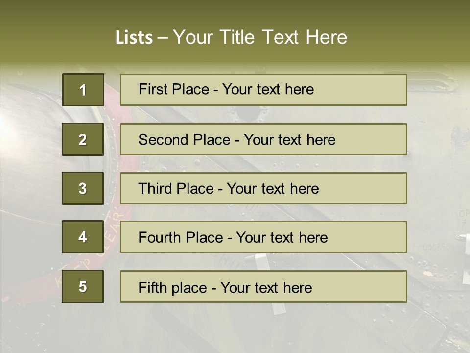 Plated Background Plate PowerPoint Template